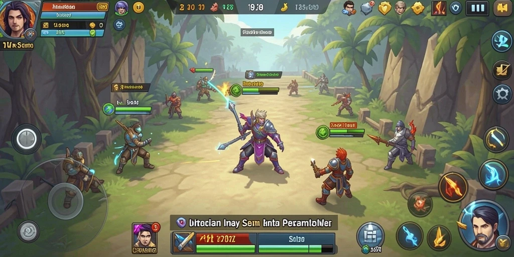 Momen seru saat bermain di mode multiplayer.