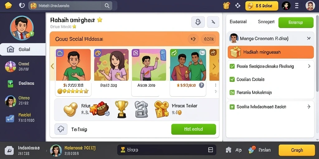Fitur bonus yang menarik untuk setiap level permainan.