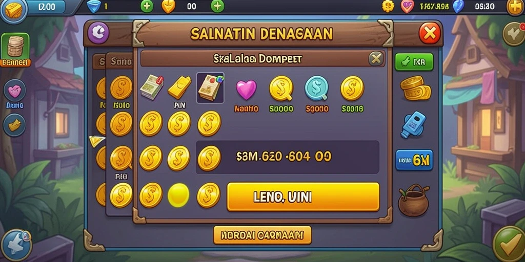 Tangkapan layar memperlihatkan karakter dari POROS77 yang menarik.
