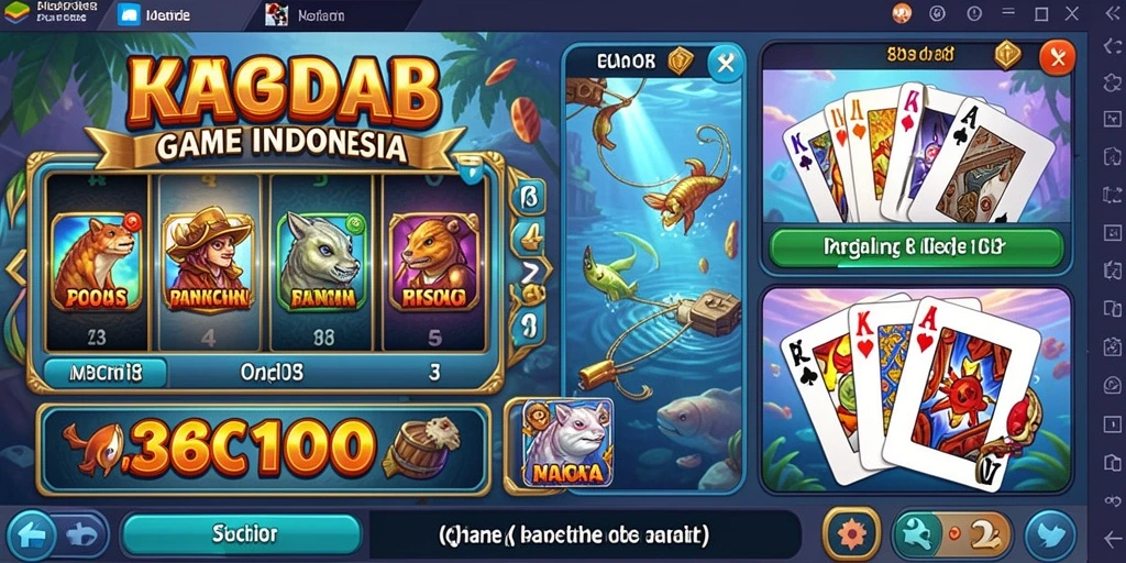 Efek visual menarik saat karakter beraksi.